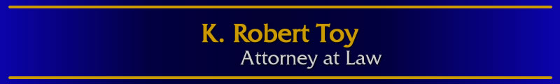 Toy Law Office Header and link to Home Page